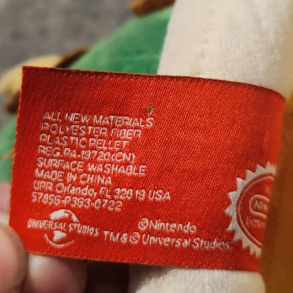 Super Nintendo World Bowser Plush Stuffed Toy Mario Universal Studios Theme Park - Picture 7 of 10
